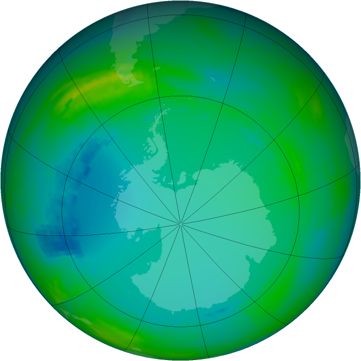 Ozone Map 1991-07-24